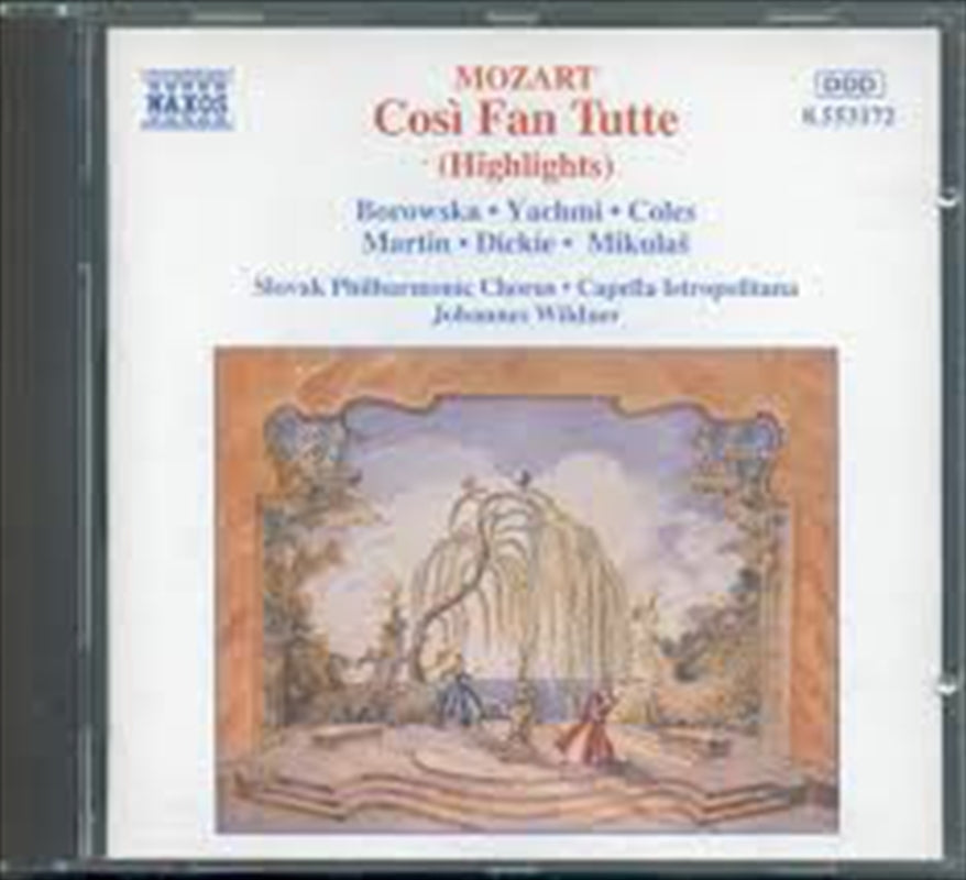 Wildner Mozart: Cosi Fan Tutte Hlts CD Album - Borowska, Yachmi, Coles