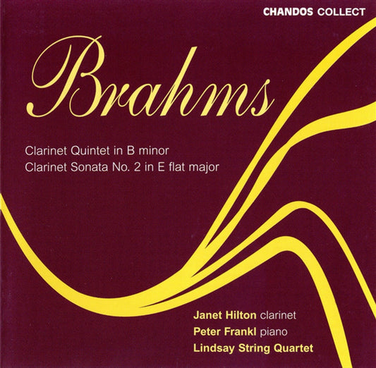 HILTON Brahms Clarinet Quintet CD Album - Frankl & Lindsay Quartet