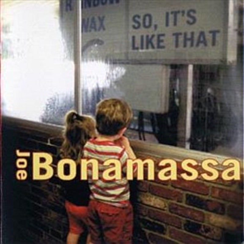 Joe Bonamassa - So It's Like That CD Album - Blues Music