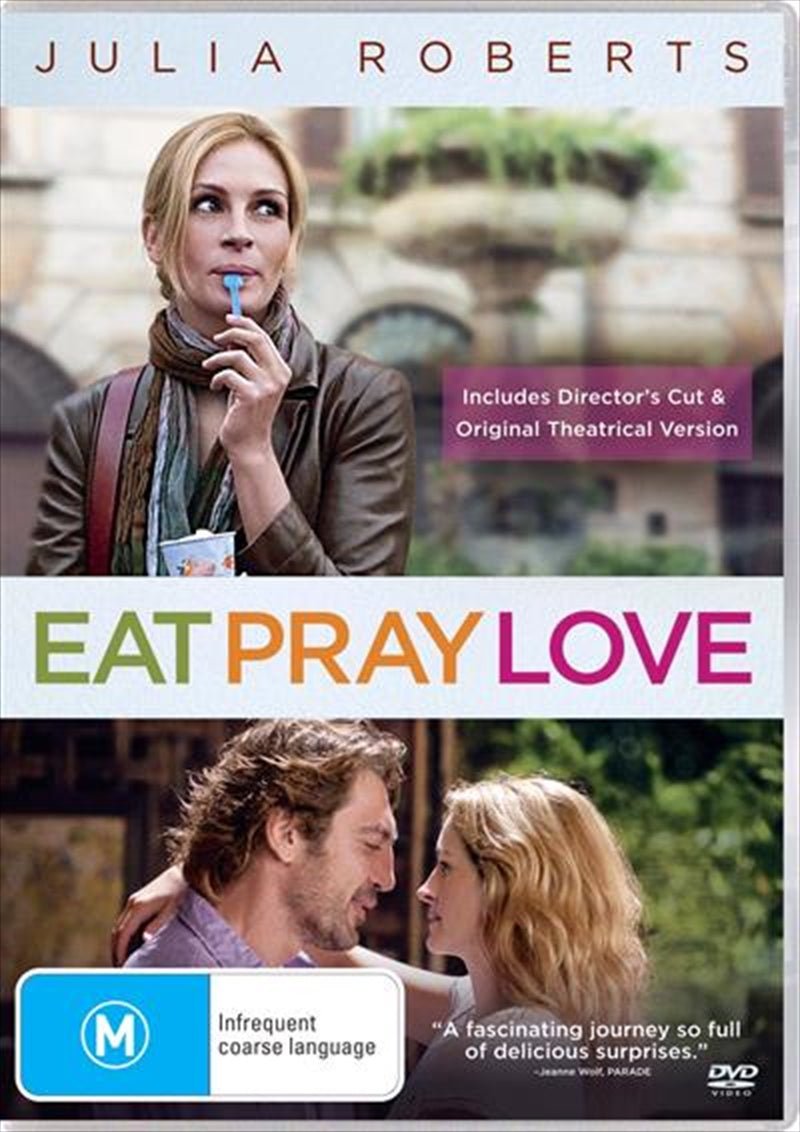 Eat Pray Love DVD - Inspiring Journey of Self-Discovery, 1 Disc