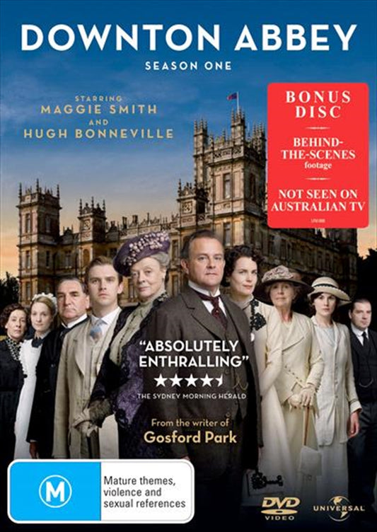 Downton Abbey - Season 1 DVD, Costume Drama, All-Star Cast, 1910s England