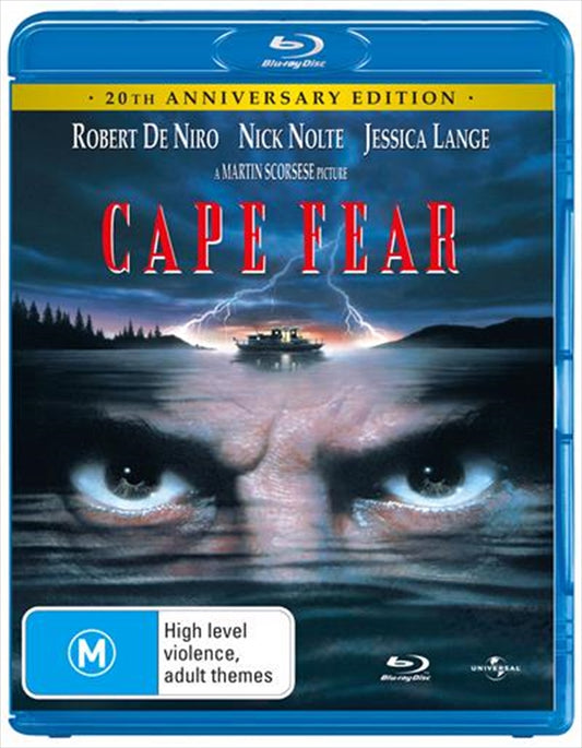 Cape Fear - 20th Anniversary Edition Blu-ray - Martin Scorsese Thriller