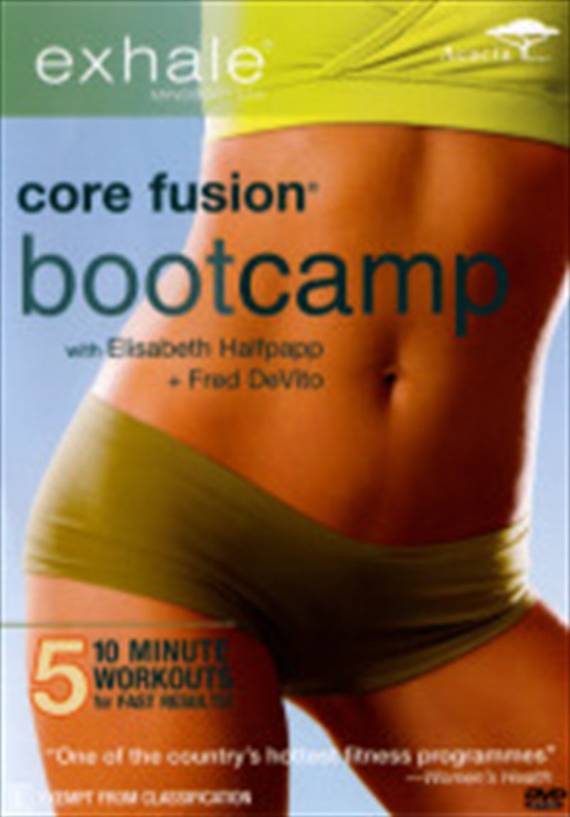 Exhale Core Fusion Bootcamp DVD - 1 Disc for Effective Home Workouts
