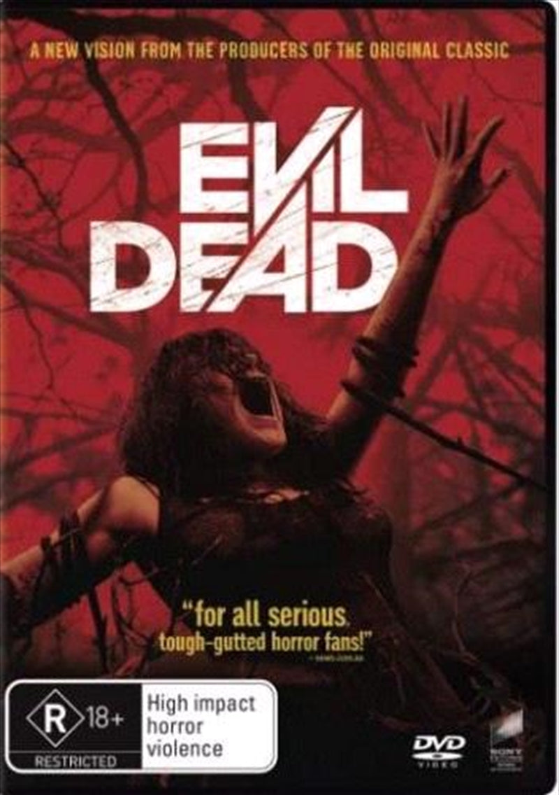 Evil Dead DVD - Terrifying Horror Film with Ancient Curse - 1 Unit