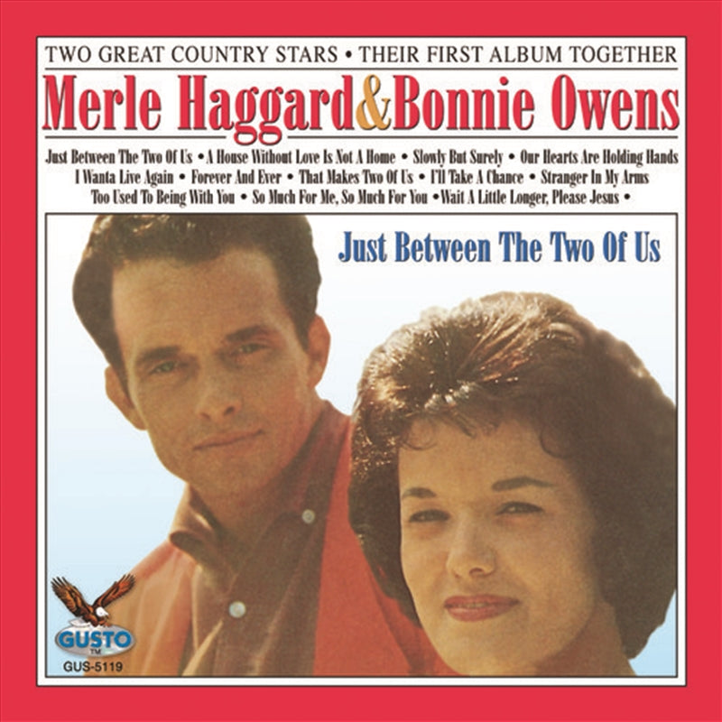 HAGGARD Just Between The Two Of Us - Merle & Bonnie Owens CD Album