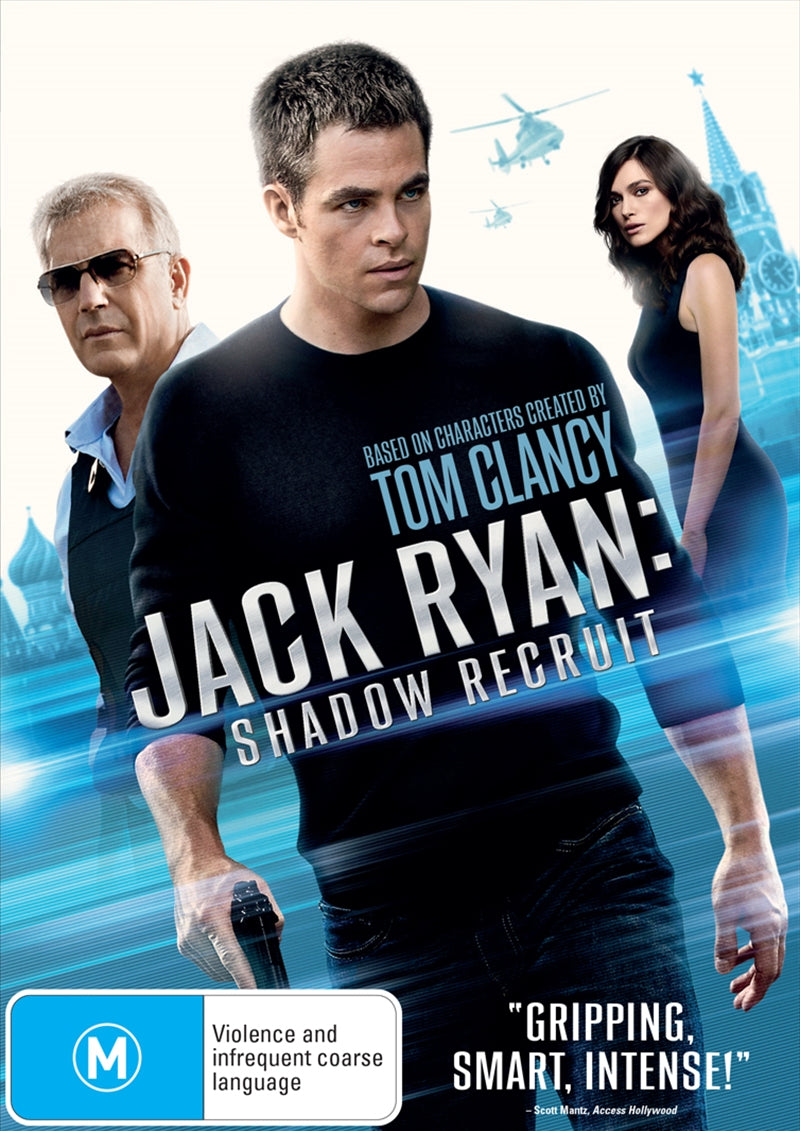 Jack Ryan: Shadow Recruit DVD - Action Thriller Starring Chris Pine