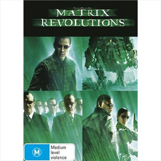 Matrix Revolutions DVD - Keanu Reeves, Laurence Fishburne, 1 Disc