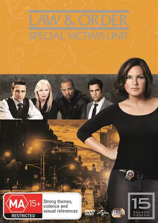 Law & Order: Special Victims Unit - Season 15 DVD - Emmy Award Winning Drama