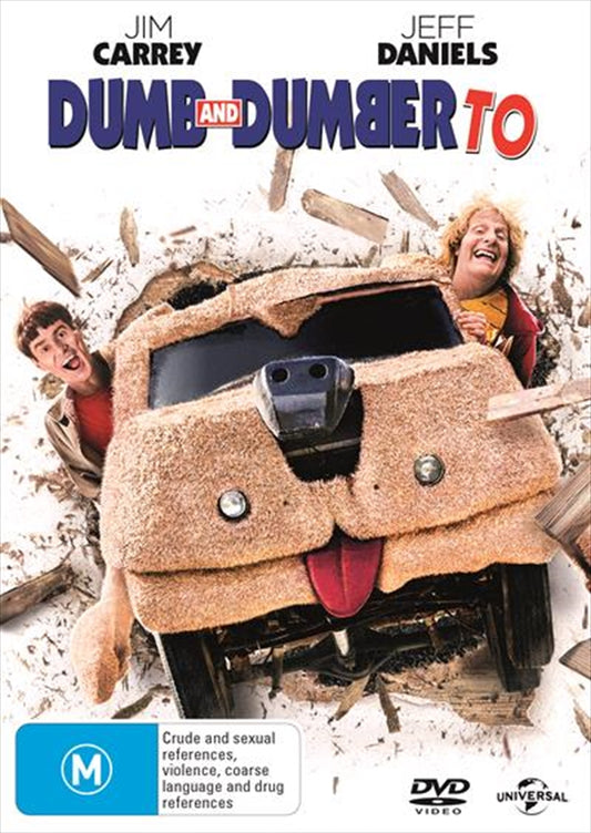 Dumb And Dumber To DVD - Jim Carrey & Jeff Daniels Comedy Road Trip
