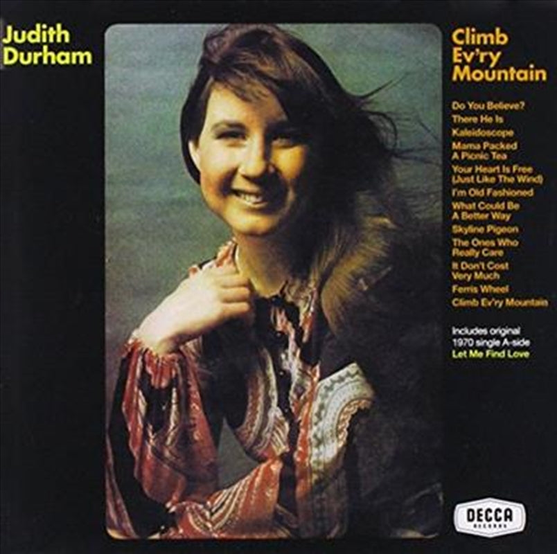 Judith Durham Climb Evry Mountain CD Album - Easy Listening Music