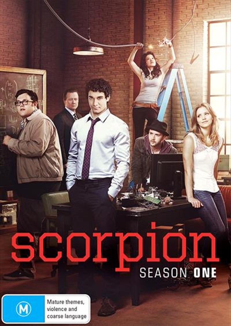 Scorpion - Season 1 DVD - International Network of Super-Geniuses