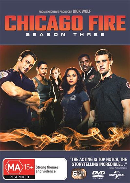Chicago Fire Season 3 DVD - Emmy Award-Winning Drama, Uninterrupted Viewing