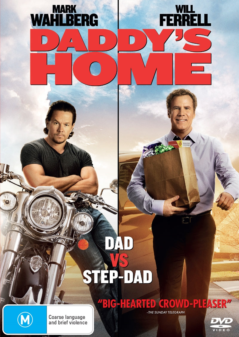 Daddy's Home DVD - Family Comedy about Stepdad and Biological Father