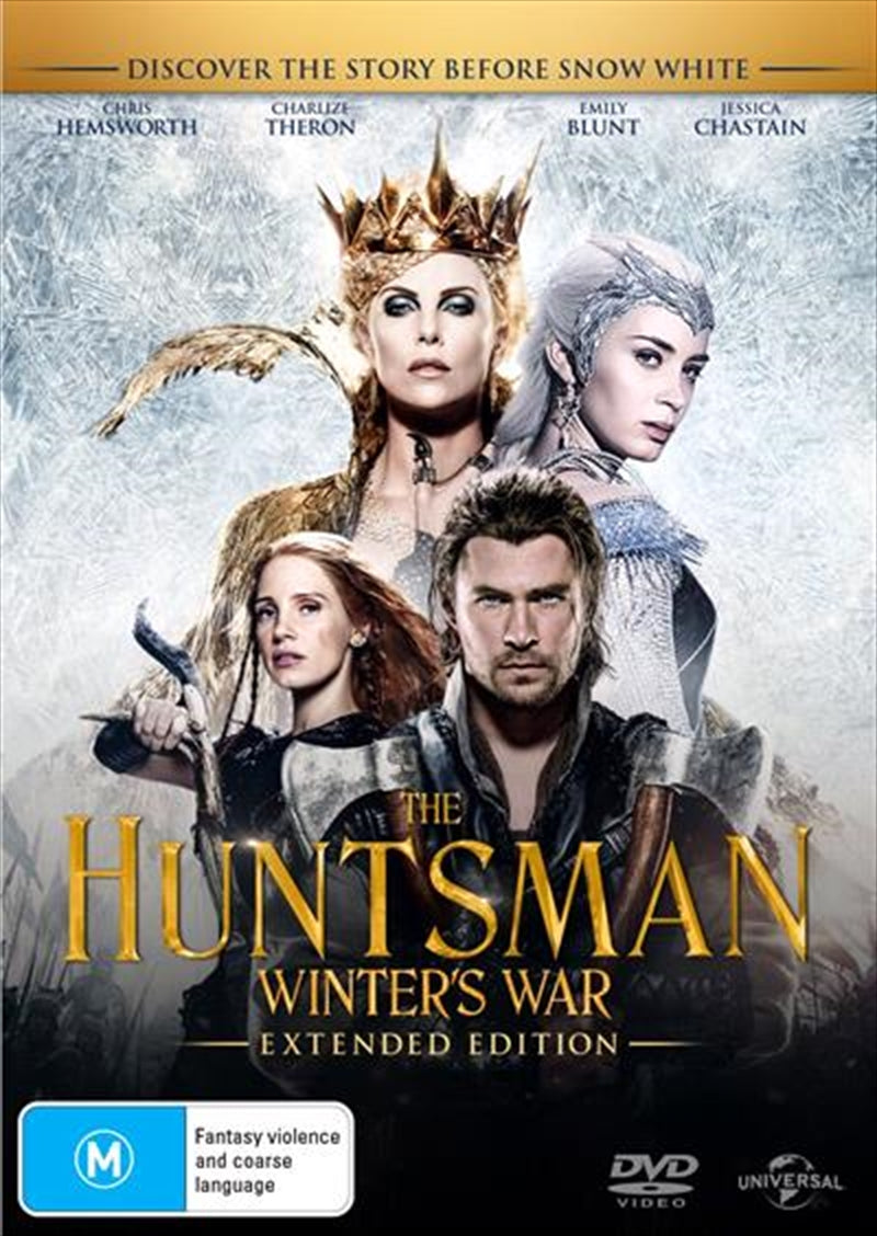 Huntsman - Winter's War DVD, Epic Action-Adventure, Chris Hemsworth, Charlize Theron