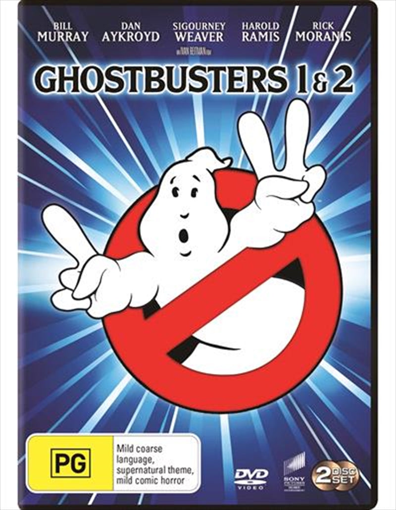 Ghostbusters / Ghostbusters II DVD - Paranormal Comedy Adventure