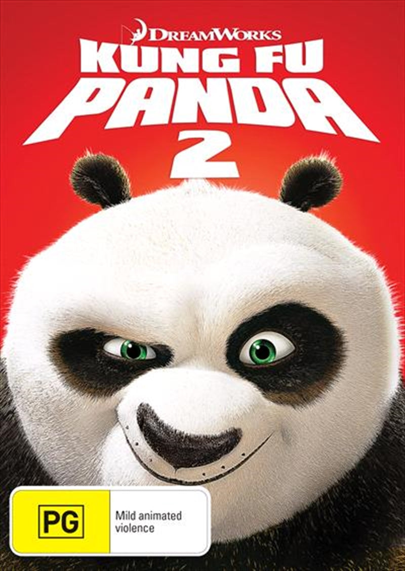 Kung Fu Panda 2 DVD - DreamWorks Animation, Family Adventure, Action, 1 Disc
