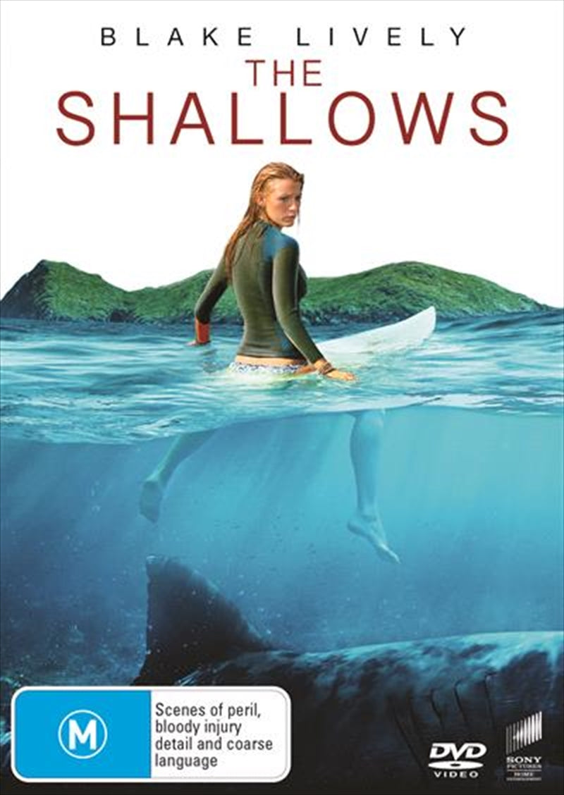 The Shallows DVD - Thrilling Survival Story of Nancy vs. Great White Shark