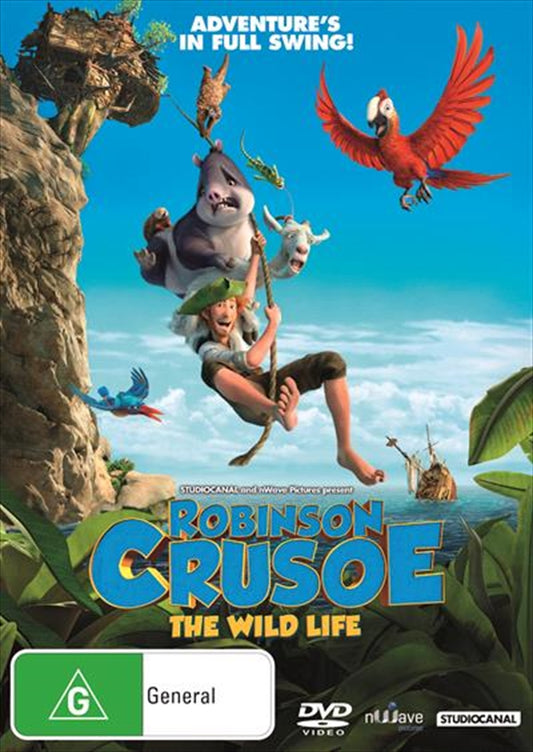 Robinson Crusoe DVD - Adventure with Parrot & Friends on Exotic Island