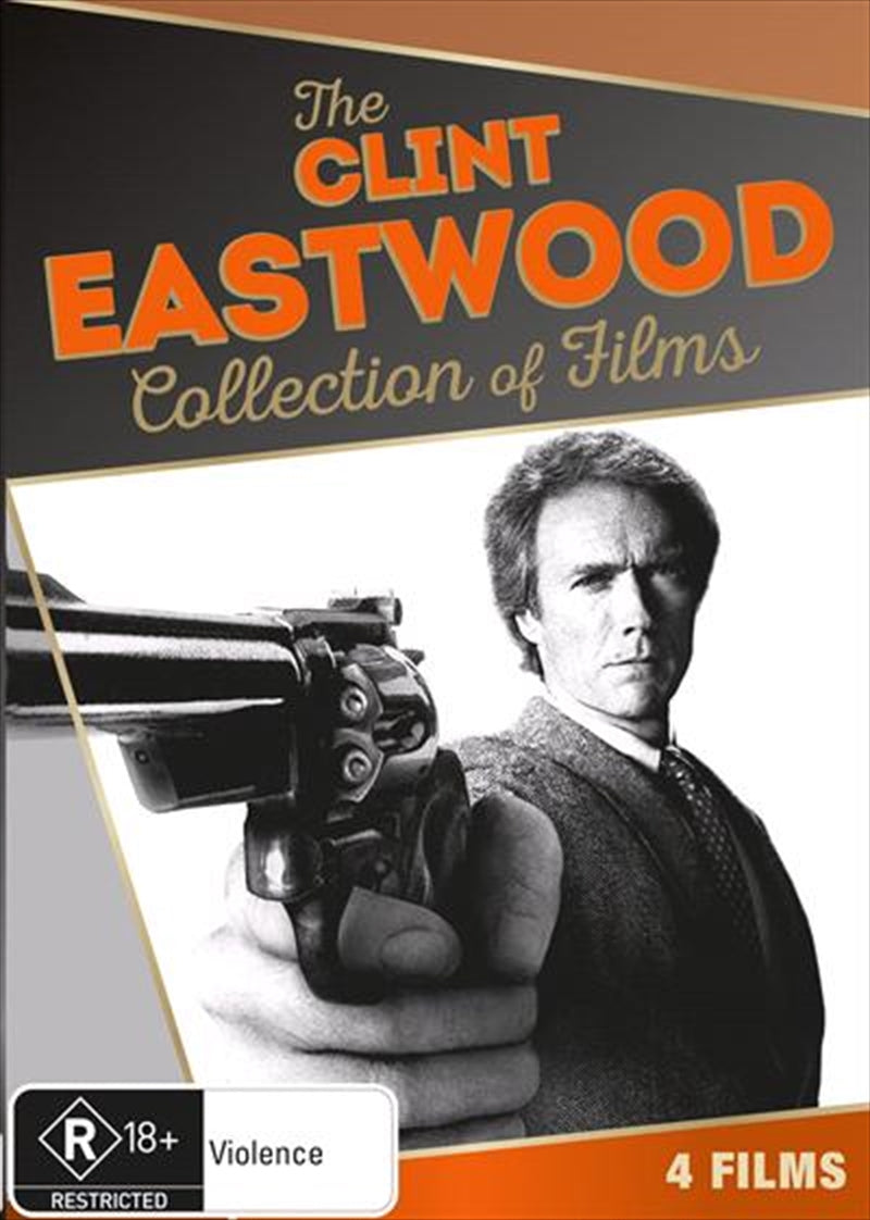 Clint Eastwood Collection DVD - 4 x Films: Absolute Power, Any Which Way You Can, Sudden Impact, Where Eagles Dare