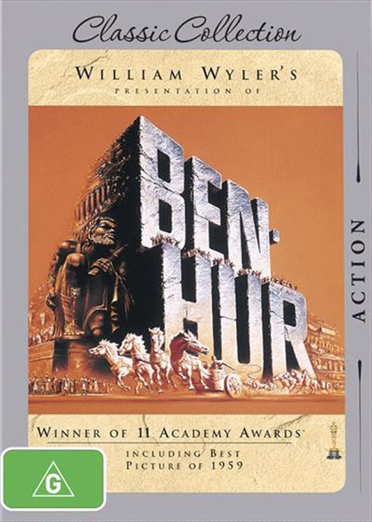 Ben Hur DVD - 11 Academy Awards Winner, Charlton Heston, Biblical Epic
