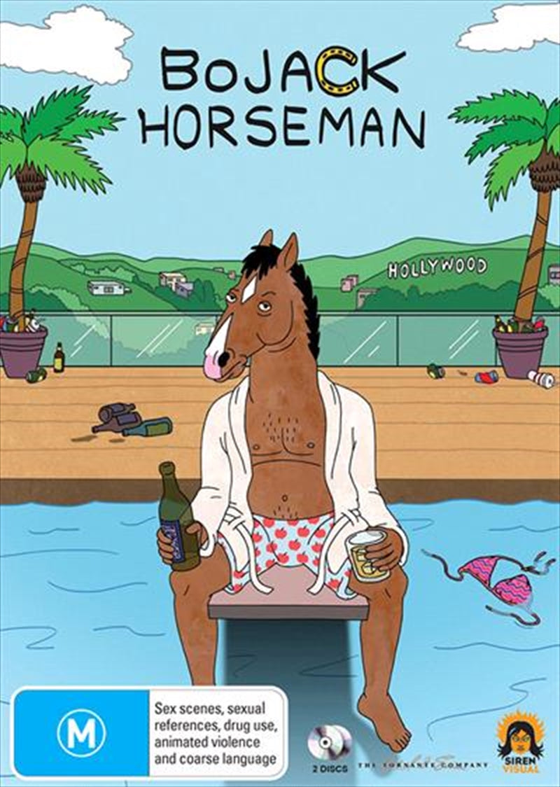 BoJack Horseman Season 1 DVD - Beloved '90s Sitcom Horse, Autobiography Plot