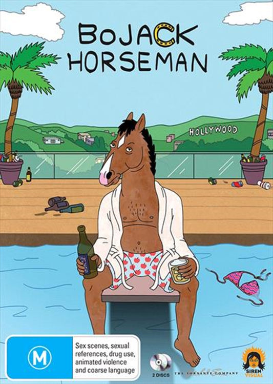 BoJack Horseman Season 1 DVD - Beloved '90s Sitcom Horse, Autobiography Plot
