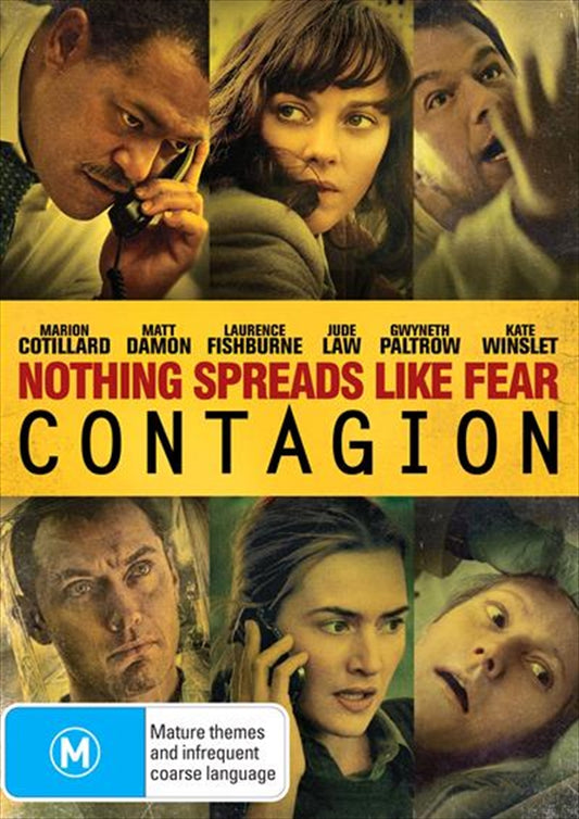 Contagion DVD - Lethal Virus Thriller, Instant Panic, 1 Disc