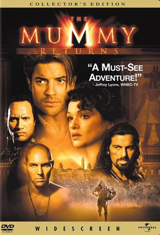 The Mummy Returns DVD - Action Adventure, Special Effects, OConnells Battle Evil