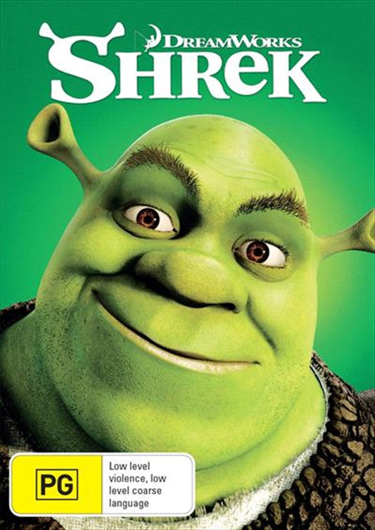 Shrek DVD - Animated Adventure with Mike Myers, Cameron Diaz, Eddie Murphy