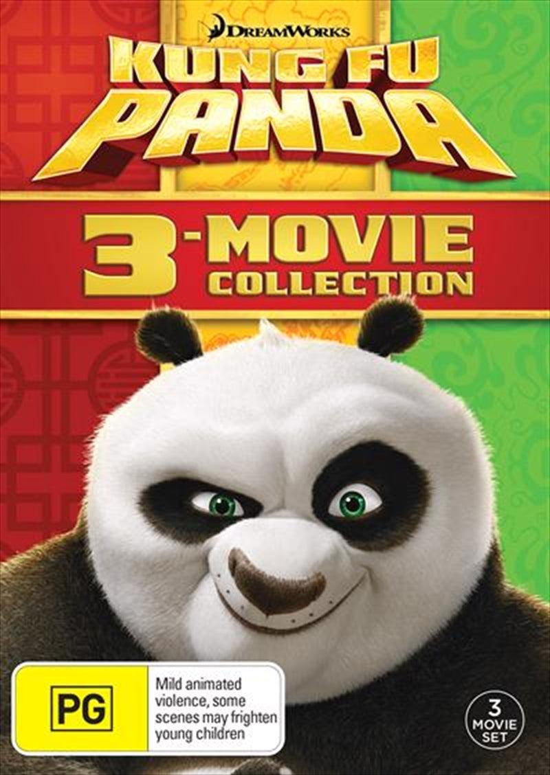 Kung Fu Panda DVD Collection - Includes Kung Fu Panda 1, 2 & 3