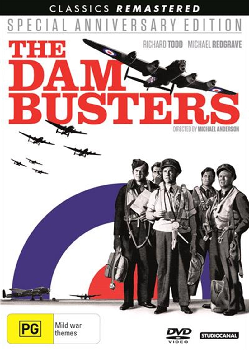 Dam Busters DVD - Epic WWII Story of Dams Destruction and Air Ace Missions