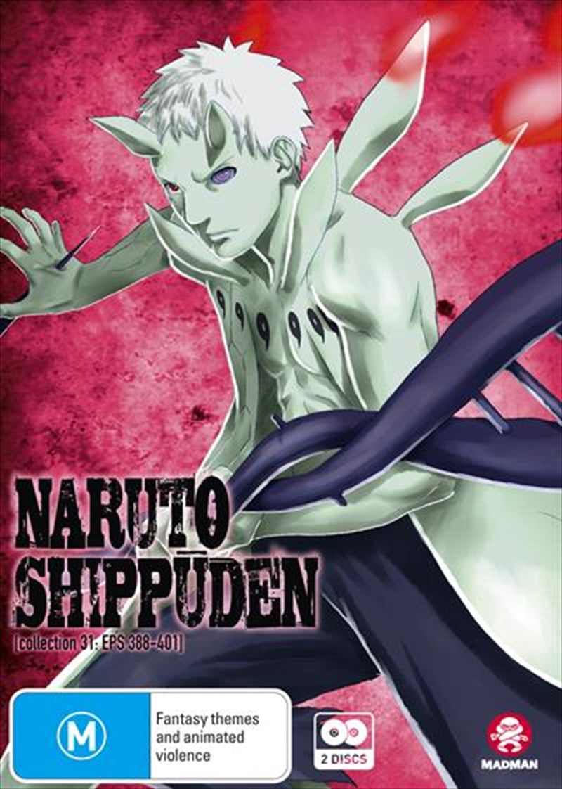 Naruto Shippuden - Collection 31 DVD - Eps 388-402 - Final Foe Battle