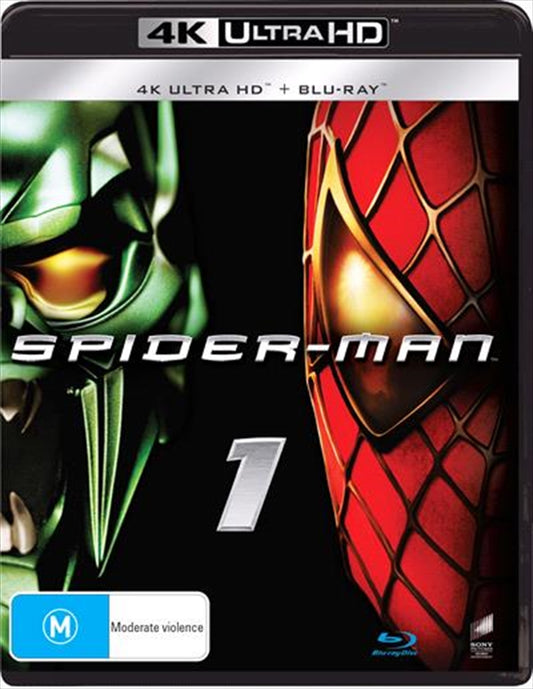 Spider-Man Blu-ray + UHD - Action-Packed Movie with Tobey Maguire