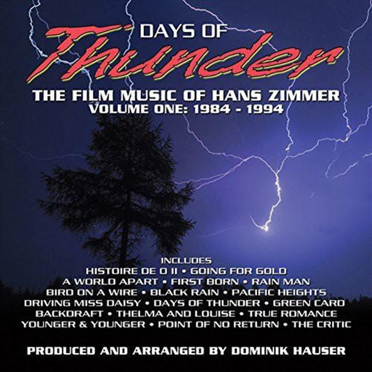 Hans Zimmer Days Of Thunder Soundtrack CD Album
