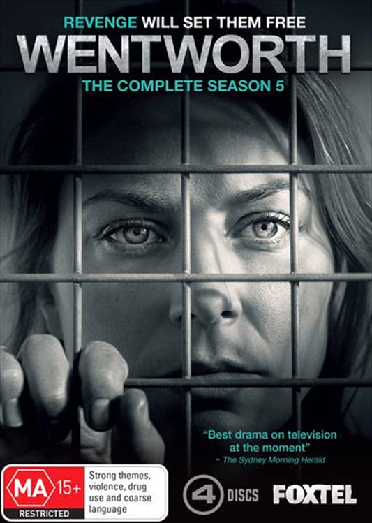Wentworth - Season 5 DVD - Intense Drama, Emotional Fallout, 4 Disc Set