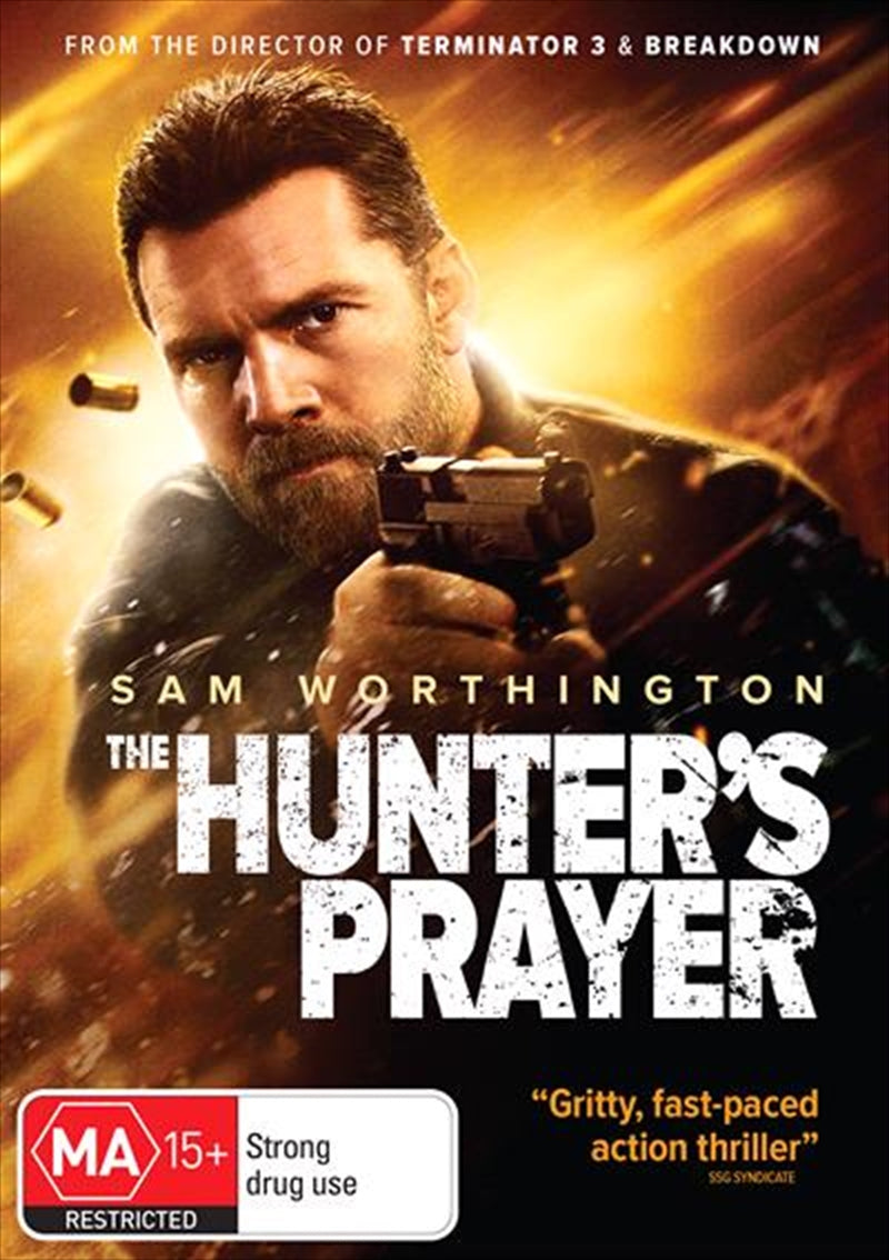 Hunter's Prayer DVD - Action Thriller Starring Sam Worthington, Revenge & Redemption