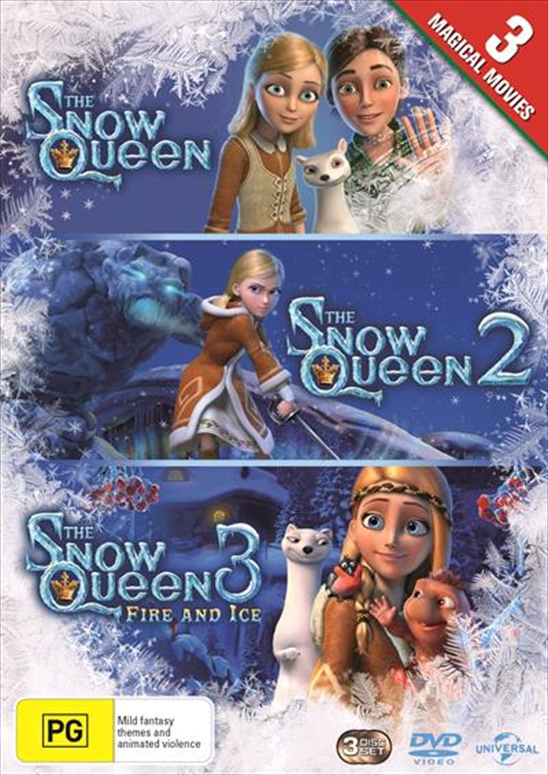 Snow Queen DVD Collection - The Snow Queen, The Snow Queen 2, The Snow Queen 3