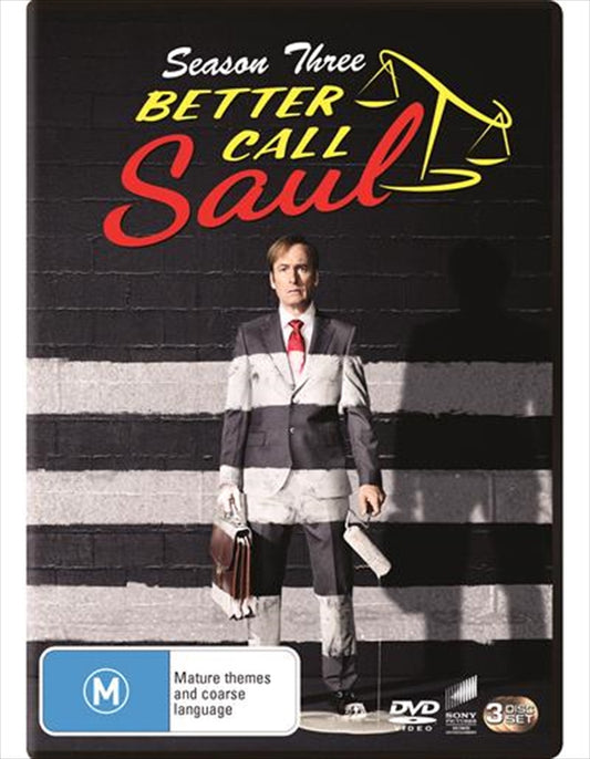 Better Call Saul - Season 3 DVD - Criminal Lawyer Drama Series