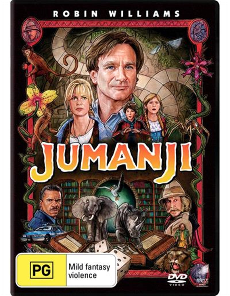 Jumanji DVD - Adventure Film with Robin Williams, Comedy & Thrills