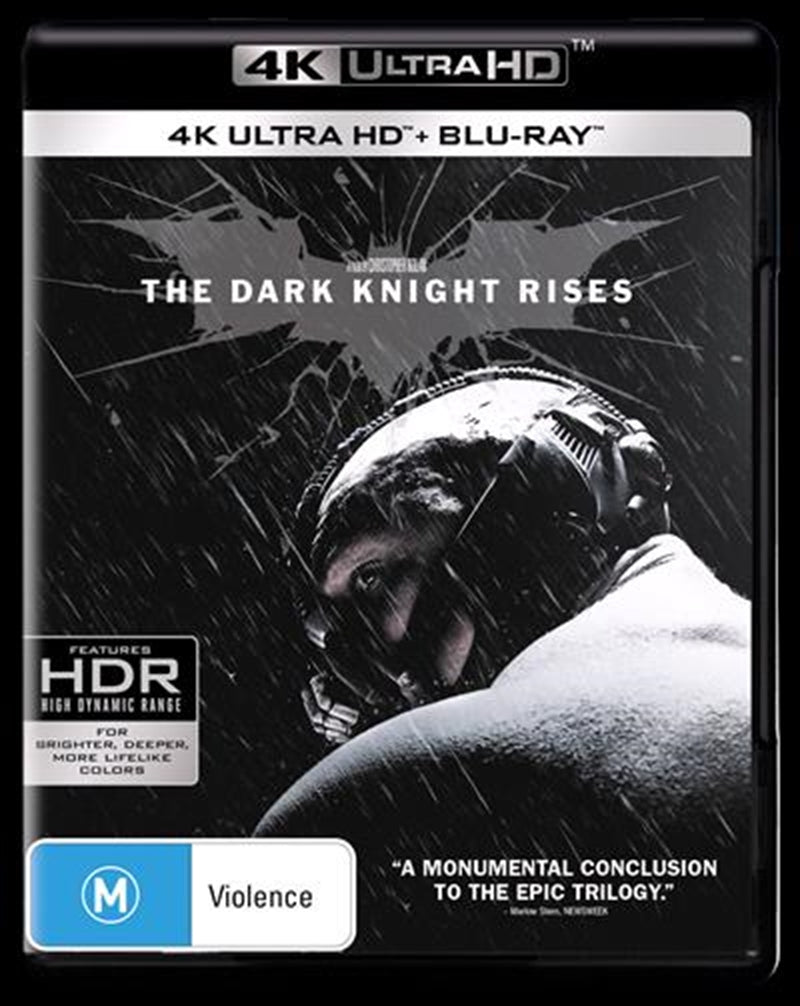 Batman Dark Knight Rises UHD Blu-ray - Includes Bane & Cat Burglar