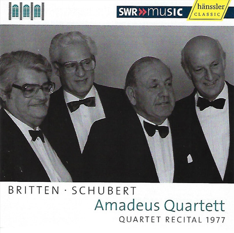 Amadeus Quartet Britten Schubert String Quartet CD Album