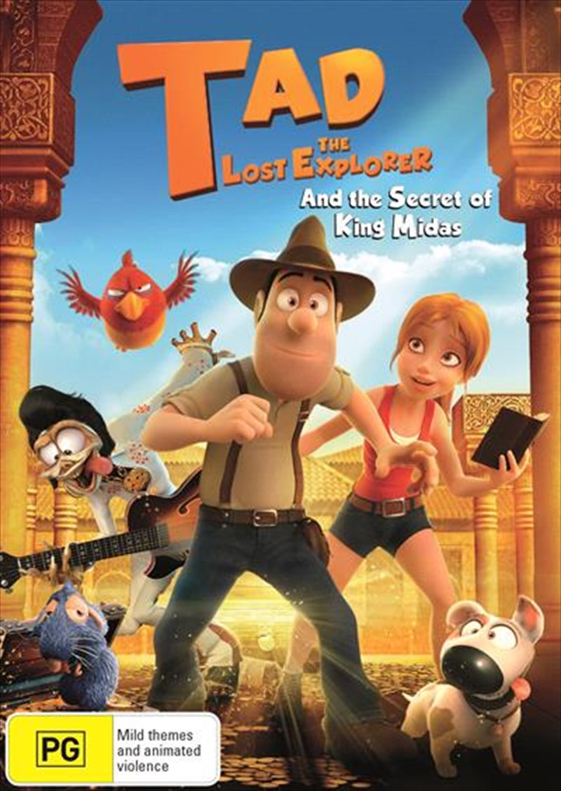 Tad The Lost Explorer DVD - Adventure with Mummy, Dog Jeff & Sara's Rescue