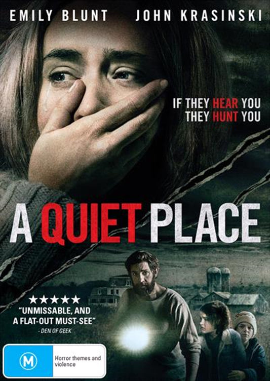 A Quiet Place DVD - Family Survival Thriller, Silence is Key, 1 Disc