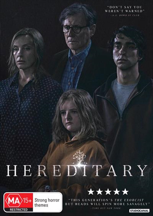 Hereditary DVD - Family Horror, Dark Secrets, Grieving Family, 1 Disc