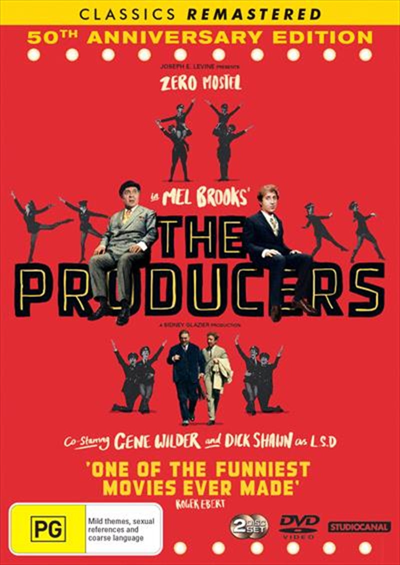Producers - 50th Anniversary Edition DVD - Remastered Comedy Classic