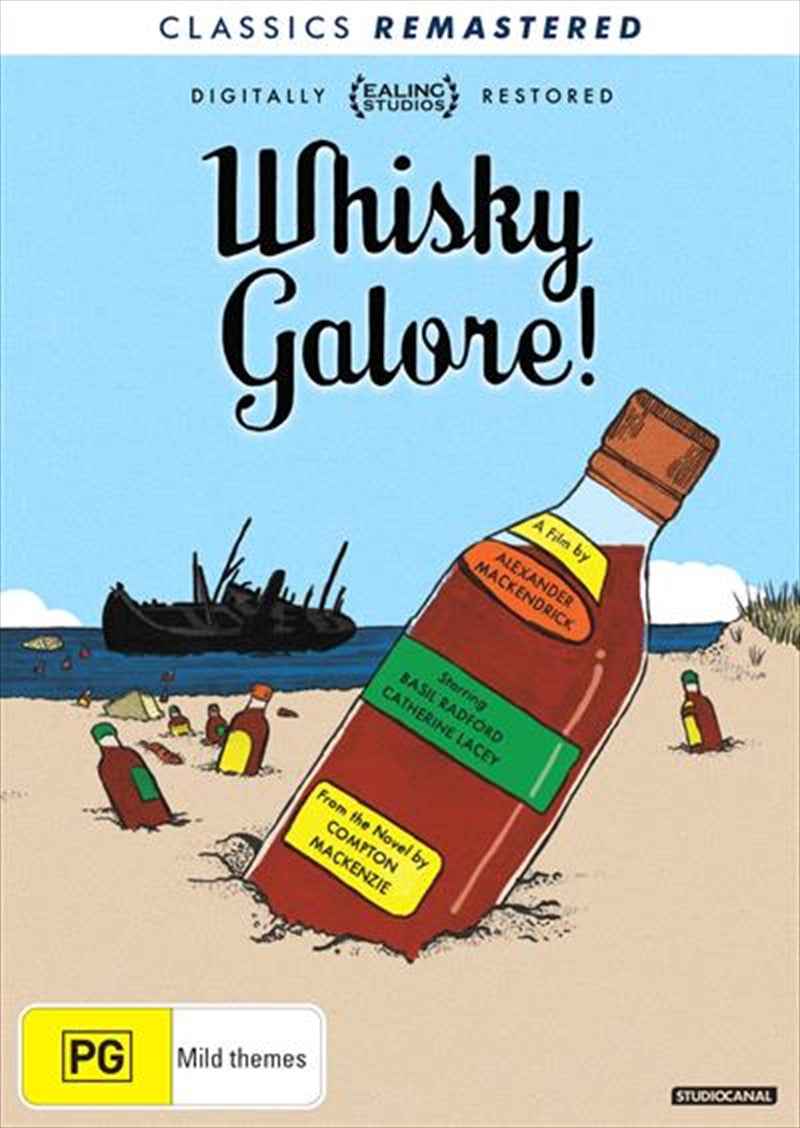 Whisky Galore! DVD - Based on True Story of S/S Politician, 1 Unit