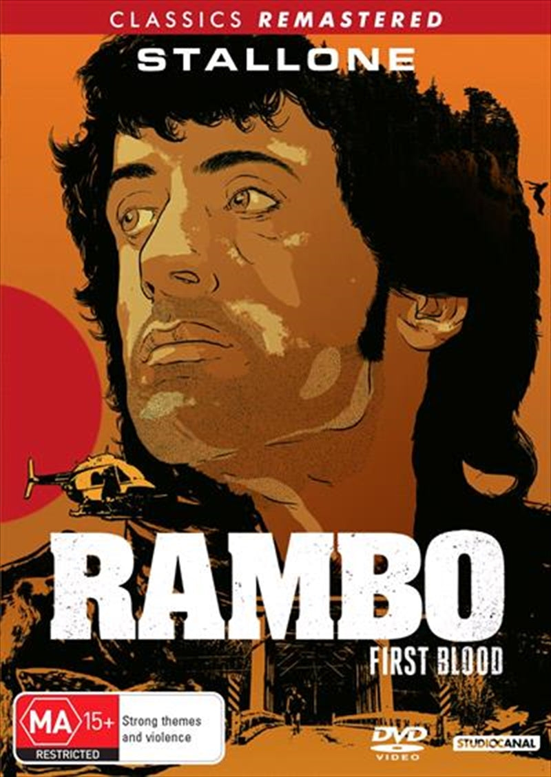 Rambo - First Blood DVD, Sylvester Stallone Action Thriller, 200 Guardsmen Chase