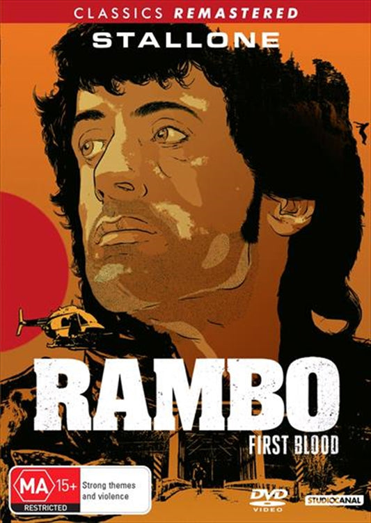 Rambo - First Blood DVD, Sylvester Stallone Action Thriller, 200 Guardsmen Chase