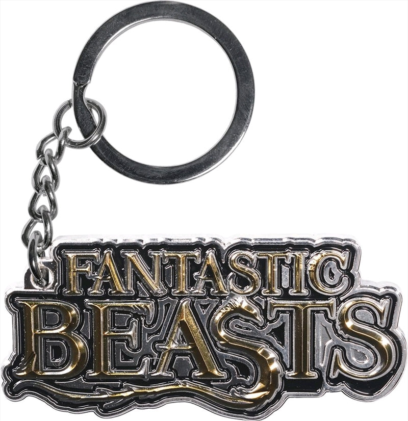 Fantastic Beasts Logo Keychain Keyring - Unique Design, Collectible - SuperSaverAU - view 1