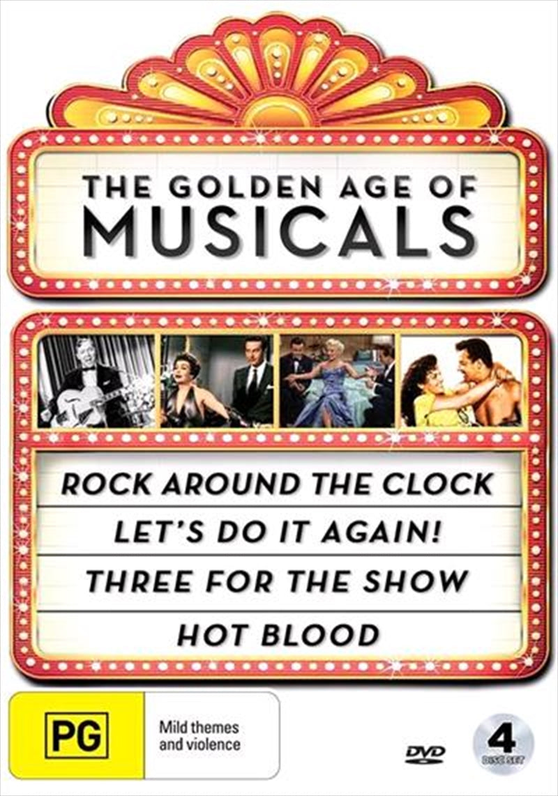 Golden Age Of Musicals Collection DVD - 4 Remastered Classics (1953-1958)